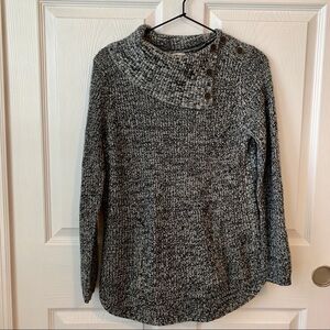 Style & Co Grey Cowl Neck Sweater